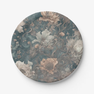 bloemenoceaan papieren bordje