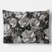 Bloemenolie schilderij grijswaarden etui (Achterkant)