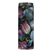 Bloemenoliepastel: naadloos patroon thermosbeker (Achterkant)