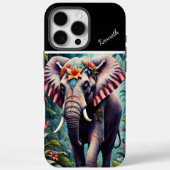 Bloemenolifant in Oerwoud Case-Mate iPhone Case (Achterkant)