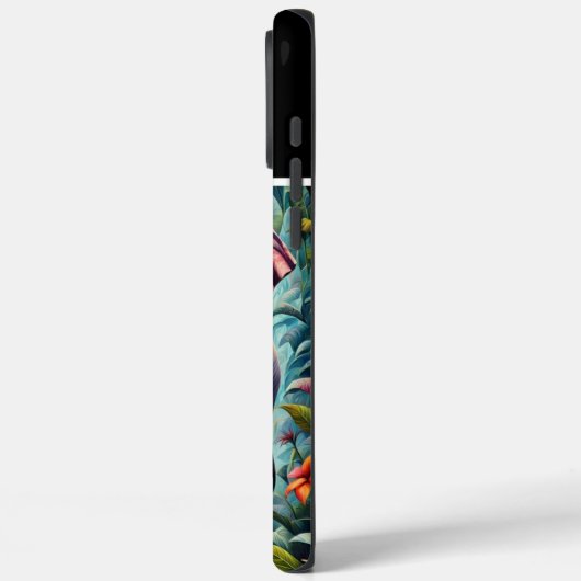 Bloemenolifant in Oerwoud Case-Mate iPhone Case (Achterkant / Links)