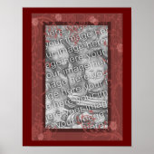  bloemenontwerp Lijst Creëer Uw eigen foto Poster (Voorkant)