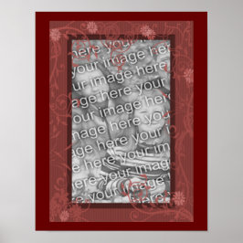  bloemenontwerp Lijst Creëer Uw eigen foto Poster