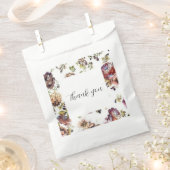 bloemenontwerp voorkeurszak bedankzakje (Geknipt)