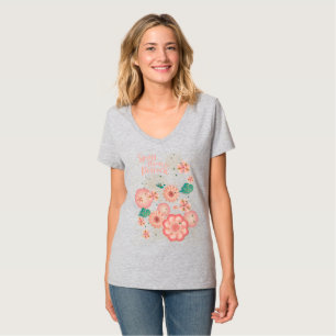 BloemenOrnament van de Pauw van de Tuin van de T-shirt