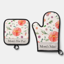  Bloemenoven Mitt & Pot Holder Set