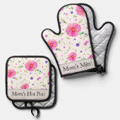  Bloemenoven Mitt & Pot Holder Set (Voorkant / Achterkant)