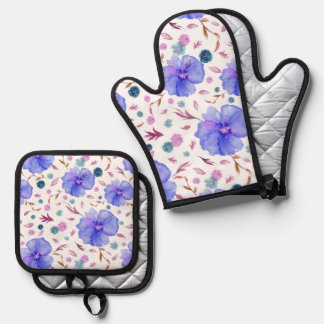 Bloemenoven Mitt & Pot Holder Set – Keuken Gift