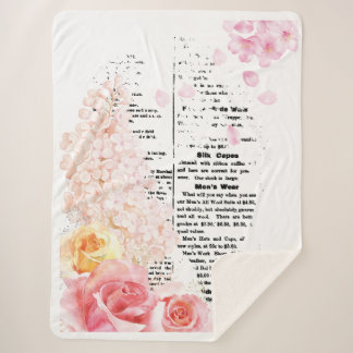 Bloemenoverzicht Sherpa Deken