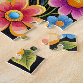 Bloemenpaard Legpuzzel (Zijkant)
