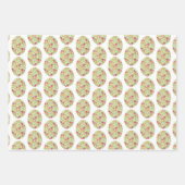 Bloemenpaaseieren: feestelijk inpakpapier (Voorkant)