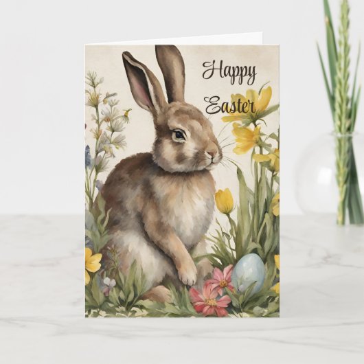 Bloemenpaasgroet Bedankkaart (Voorkant)