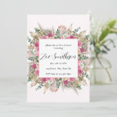 bloemenpampagras kaart (Staand voorkant)