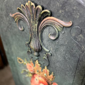  bloemenpapegaai Queen Decoupage Tissuepapier