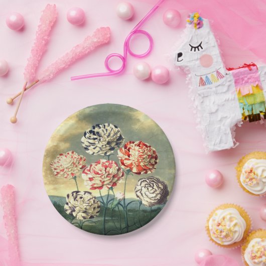  bloemenpapier Borden Papieren Bordje (Feest)