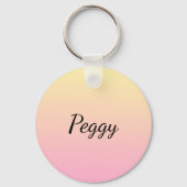 bloemenpapierquilling | Gepersonaliseerd Sleutelhanger (Achterkant)