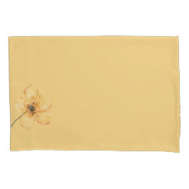 Bloemenparadijs geel paar hoesjes kussensloop