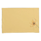 Bloemenparadijs geel paar hoesjes kussensloop (Voorkant-Rechts)