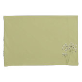 Bloemenparadijs groen paar hoesjes kussensloop (Voorkant-Rechts)