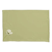 Bloemenparadijs groene bloem B pair hoesjes Kussensloop (Voorkant-Links)