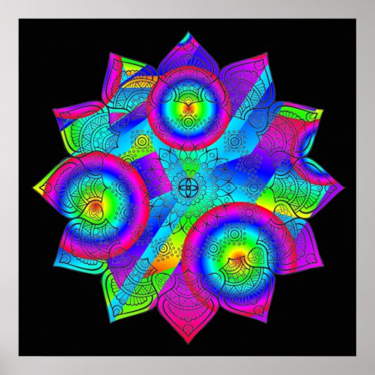 Bloemenparadijs Poster (Voorkant)