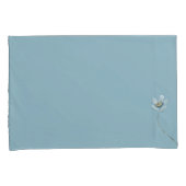 Bloemenparadijs stoffige blauw paar hoesjes kussensloop (Voorkant-Rechts)