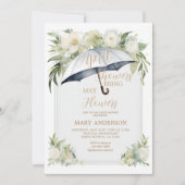 Bloemenparaplu April Douches brengen mei bloemen Kaart (Voorkant)