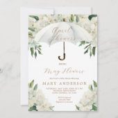 Bloemenparaplu April Douches brengen mei bloemen Kaart (Voorkant)