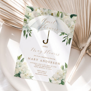 Bloemenparaplu April Douches brengen mei bloemen Kaart