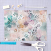 Bloemenpastel dromerig tissuepapier (Craft)