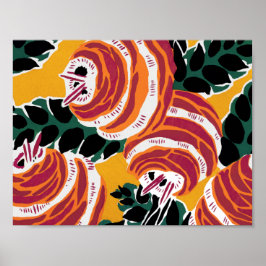 bloemenpatronen D Small Poster