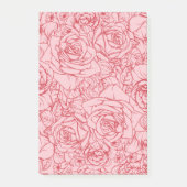 Bloemenpatroon 14 post-it® notes (Voorkant)