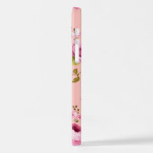 Bloemenpatroon 17 iPhone hoesje (Linkerkant)