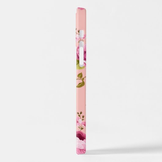 Bloemenpatroon 17 iPhone hoesje (Linkerkant)