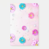 Bloemenpatroon 7 post-it® notes (Voorkant)