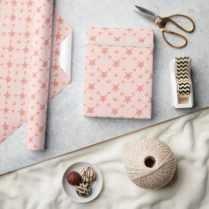 Bloemenpatroon Cadeaupapier
