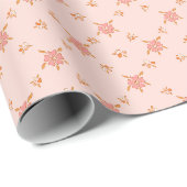Bloemenpatroon Cadeaupapier (Rol Hoek)