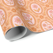 Bloemenpatroon Cadeaupapier (Rol Hoek)