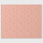 Bloemenpatroon Cadeaupapier (Vlak)