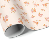 Bloemenpatroon Cadeaupapier (Rol Hoek)