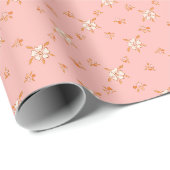 Bloemenpatroon Cadeaupapier (Rol Hoek)