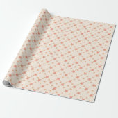 Bloemenpatroon Cadeaupapier (Uitgerold)