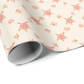 Bloemenpatroon Cadeaupapier (Rol Hoek)