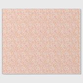 Bloemenpatroon Cadeaupapier (Vlak)
