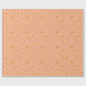 Bloemenpatroon Cadeaupapier (Vlak)