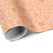 Bloemenpatroon Cadeaupapier (Rol Hoek)