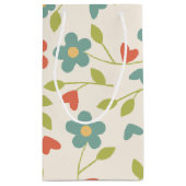 Bloemenpatroon cadeautas (Achterkant)