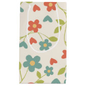 Bloemenpatroon cadeautas (Voorkant)