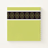 Bloemenpatroon Detailing Notitieboek (Achterkant)