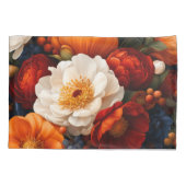 Bloemenpatroon enkele standaard kussensloop (Achterkant)